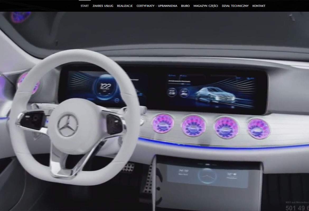 Strona www wykonana dla:  NSO aut Mercedes-Benz