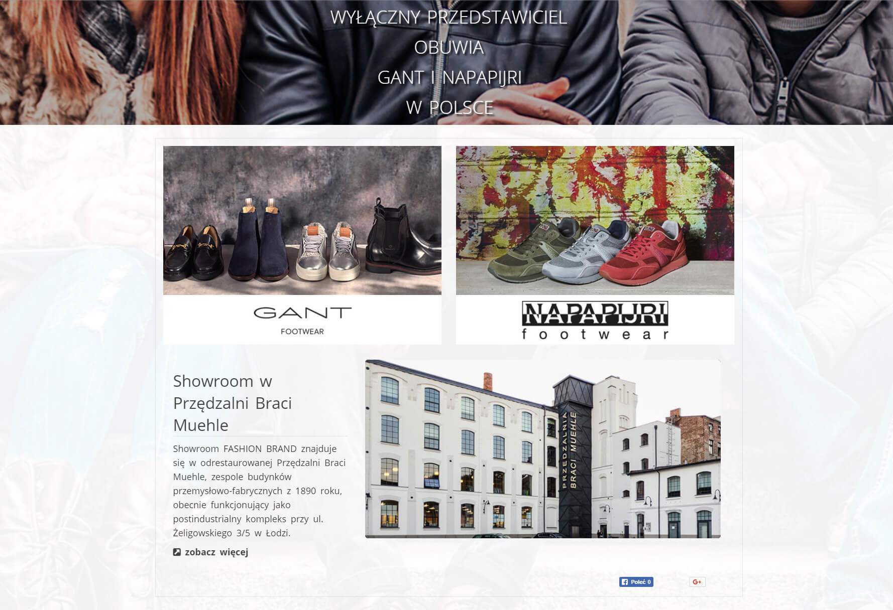 Strona www wykonana dla:  Fashionbrand: GANT i NAPAPIJRI