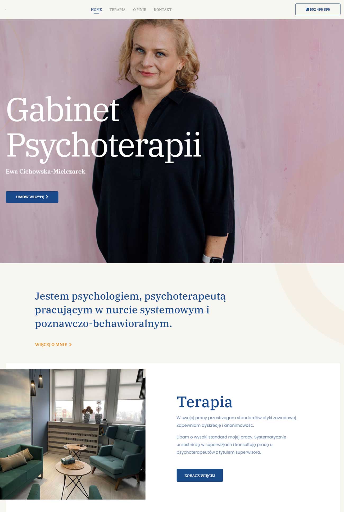 Strona internetowa wykonana dla: Gabinet Psychoterapii
