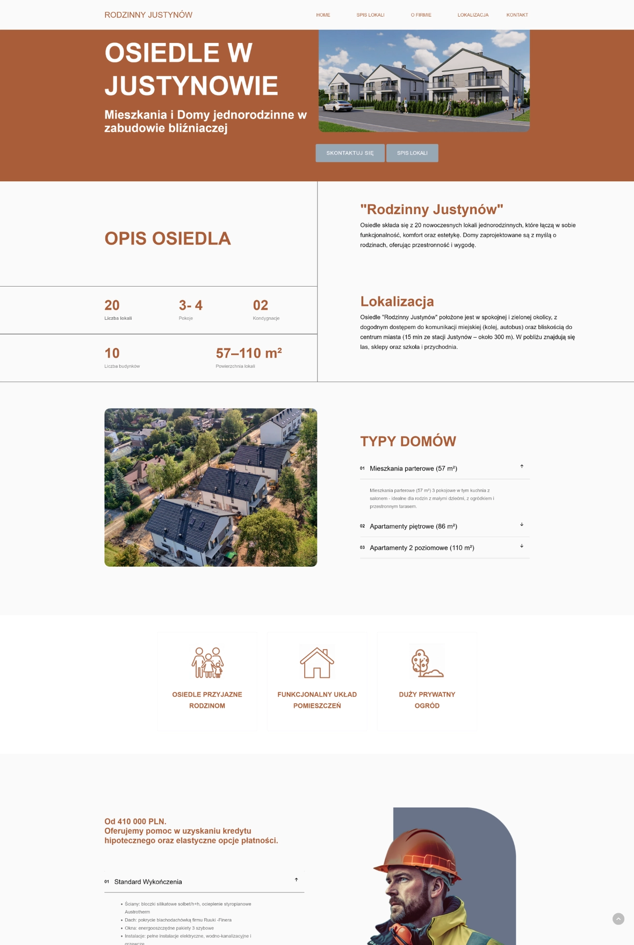 Strona www stworzona dla: Rodzinny Justynów - osiedle 