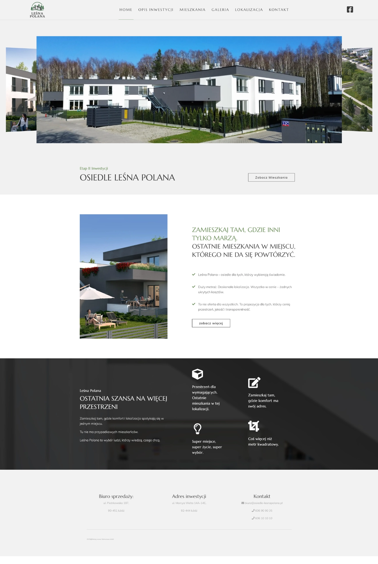 Strona internetowa wykonana dla: Osiedle Leśna Polana