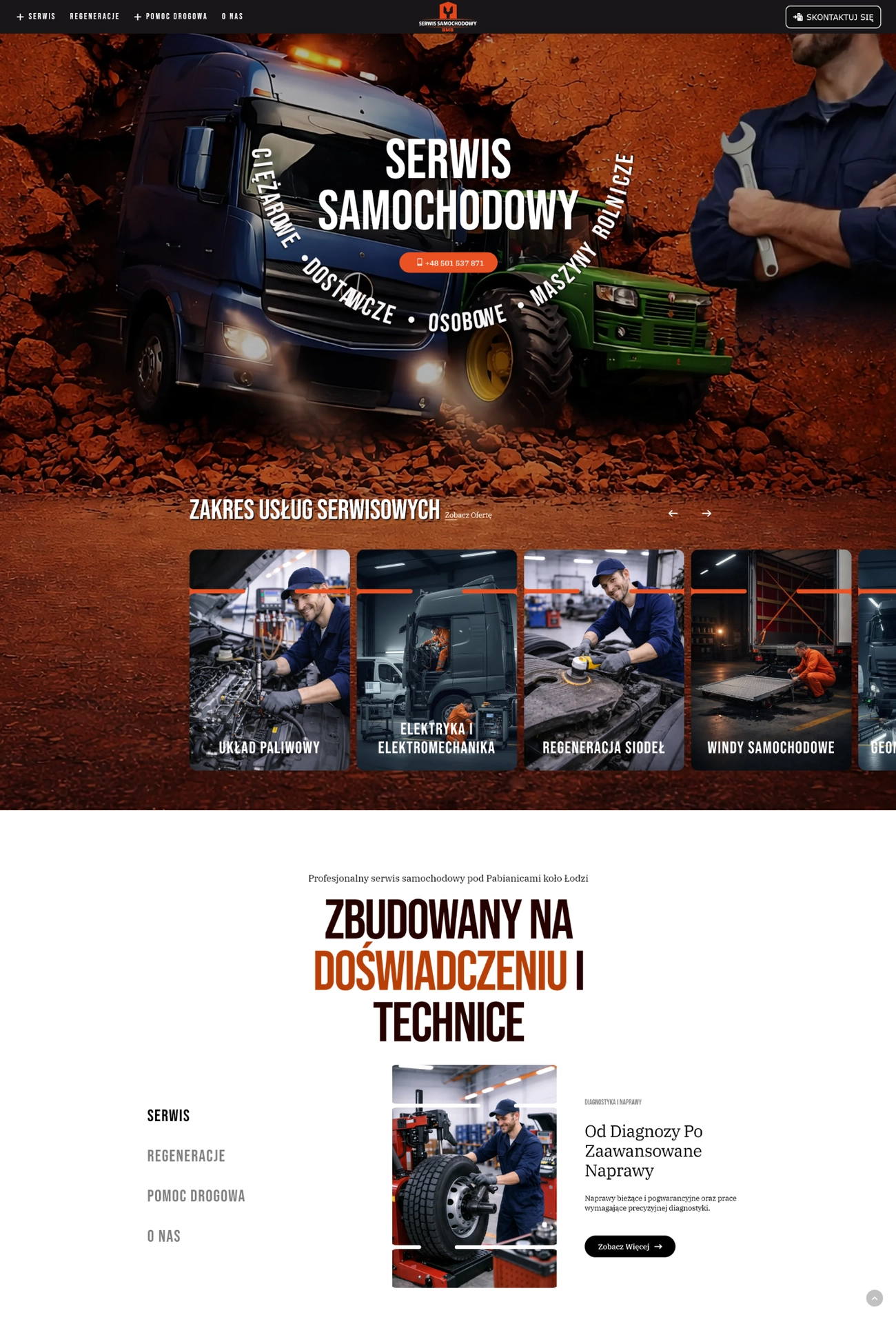 Strona www stworzona dla: BMB Serwis - serwis samochodowy