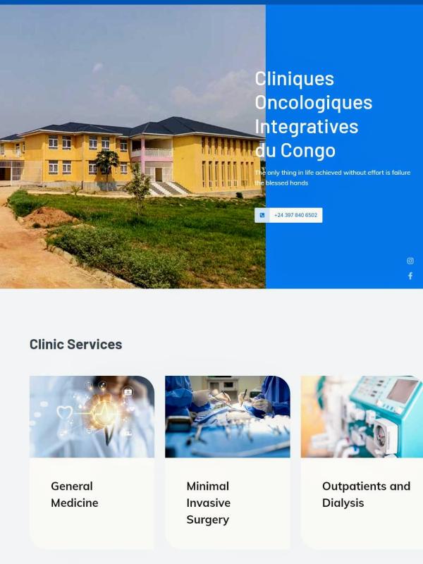 Strona internetowa wykonana dla:  Cliniques Oncologiques CLOIC