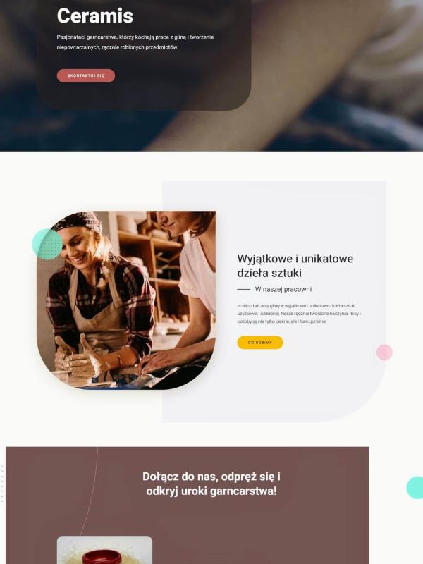 Strona internetowa wykonana dla: Garncarnia Ceramis