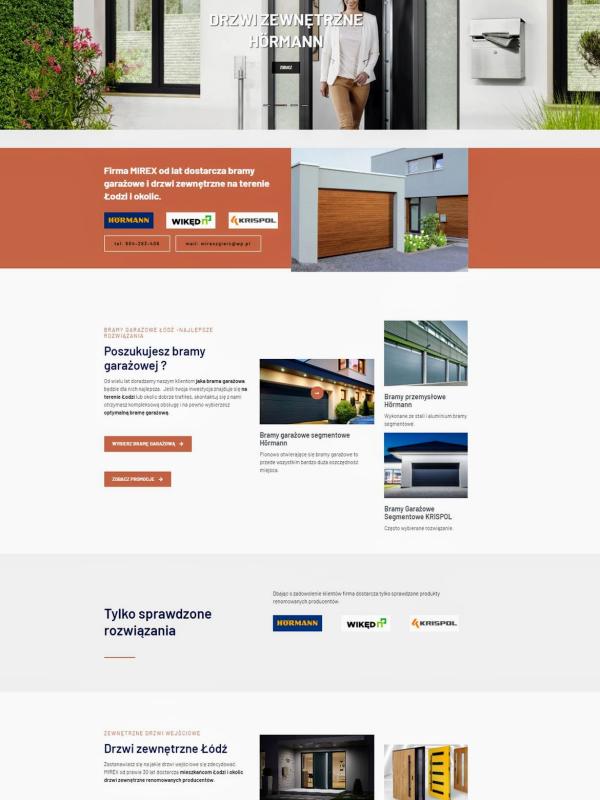 Strona internetowa wykonana dla:  Hörmann Bramy garażowe