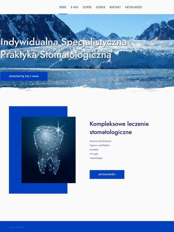 Strona www wykonana dla:  Specjalistyczna Praktyka Stomatologiczna