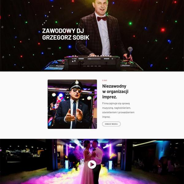 Strona internetowa wykonana dla:  Super Media Grzegorz Sobik