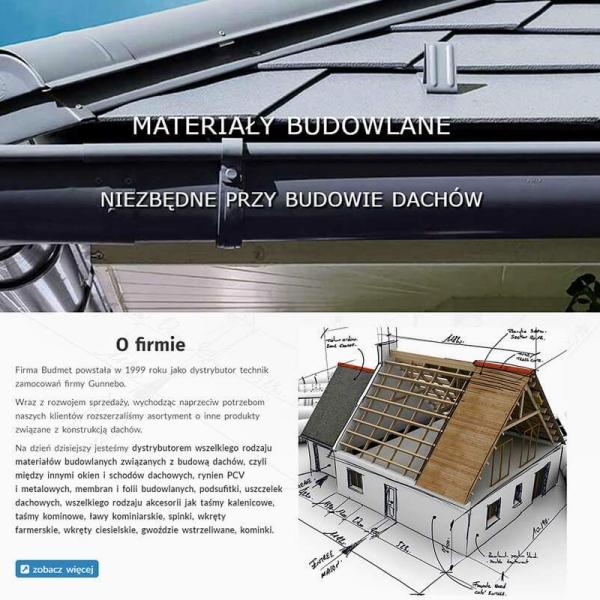 Strona www wykonana dla:  BUD-MET - Dystrybutor akcesoriów dachowych