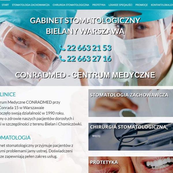 Strona www wykonana dla:  Gabinet stomatologiczny conradmed 