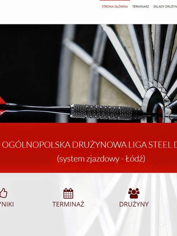 Strona www wykonana dla: Ogólnopolska drużynowa liga steel darta