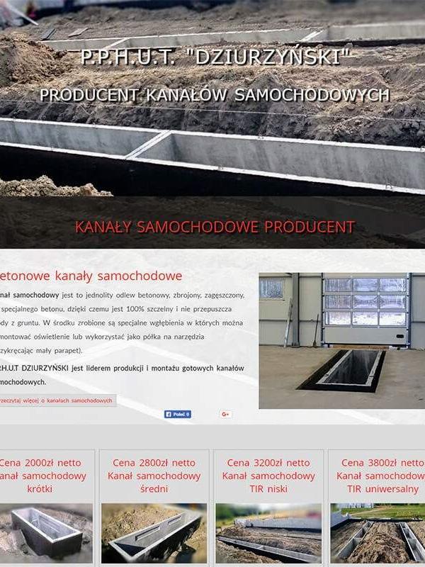 Strona www wykonana dla:  Producent Kanałów Samochodowych