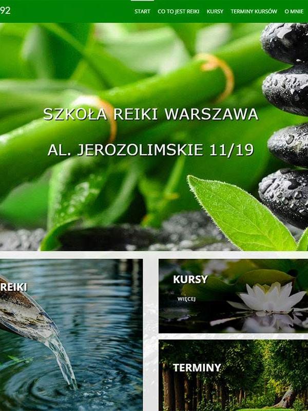 Strona www wykonana dla:  Szkoła Reiki Warszawa