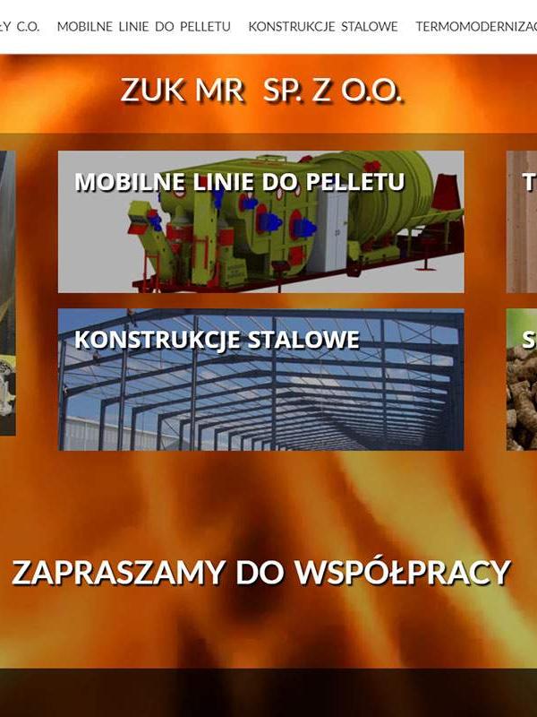 Strona www wykonana dla:  ZUK- MR Sp. z o.o.